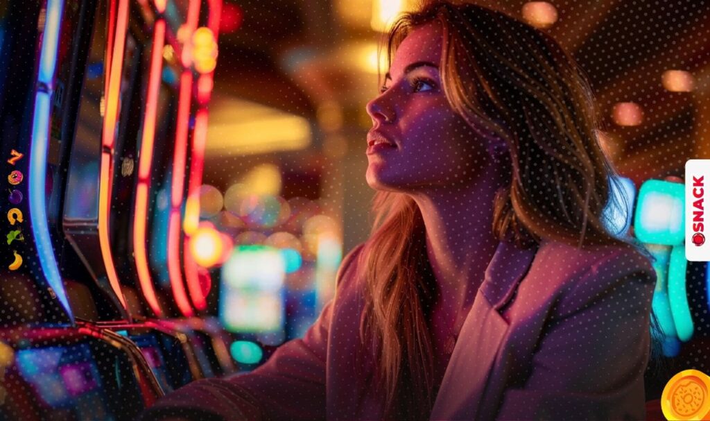 avalanche casino - woman playing slots