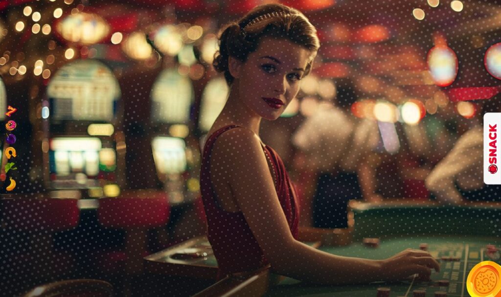 Cosmos Casino - woman at casino table