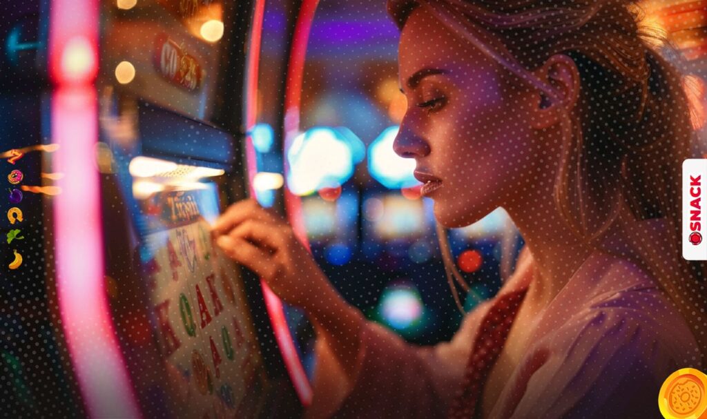 Stacks Casino - woman playing slots